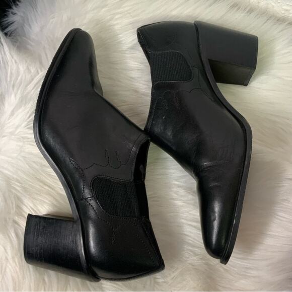 267. Ellemenno Style Autry Western Bootie Black 5.5 - Picture 2 of 10